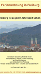 Mobile Screenshot of freiburg-ferien-wohnung.de