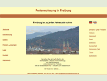 Tablet Screenshot of freiburg-ferien-wohnung.de